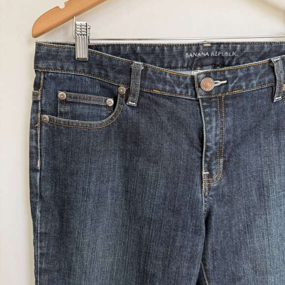 Vintage Y2K (2006) Banana Republic Low Rise Boot Cut Jeans Sz 14 / 32 - Picture 5 of 9